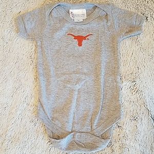 Longhorns baby onesie